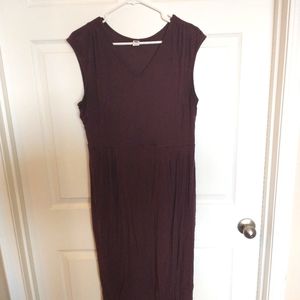 Old Navy Maroon Stretchy Dress, Size L